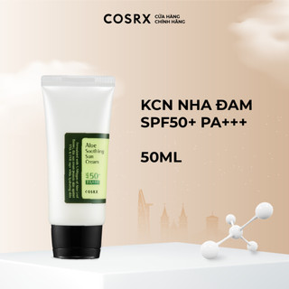 Kem chống nắng lô hội hóa học lai vật lý làm mát da, không gây bí da COSRX Aloe Soothing Sun Cream SPF50 PA+++ 50ml