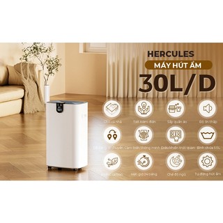Máy hút ẩm không khí ultty hercules, máy hút ẩm 30l tiện lợi, nhập đức, bh 24 tháng, nhapdep_99