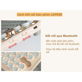 Bàn phím cơ Bluetooth Lofree DOT Series