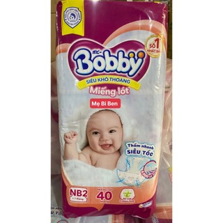[Chính Hãng] Miếng Lót Sơ Sinh Bobby Newborn 2 40 miếng