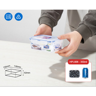 Hộp nhựa bảo quản thực phẩm lock&lock 350ml hpl806
