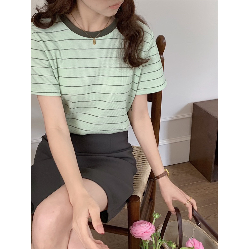 Áo Phông Kẻ Ngang hàng QC A.Studio #7950 - Windy store