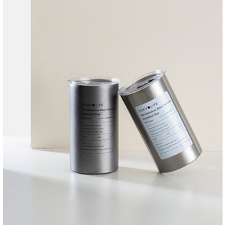 Cốc giữ nhiệt TOKYOLIFE 600ml kèm bộ ống hút, thép không gỉ inox 304 C2CUP603N