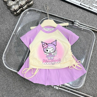 Set Váy Bé Gái, Set Đồ Bộ Cho Bé Gái Vải Chính Phẩm Cotton Loại 1 Babi mama B06