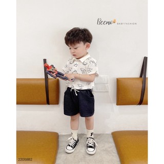 Beemo bộ cotton khủng long cho bé trai