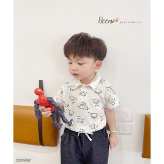 Beemo bộ cotton khủng long cho bé trai