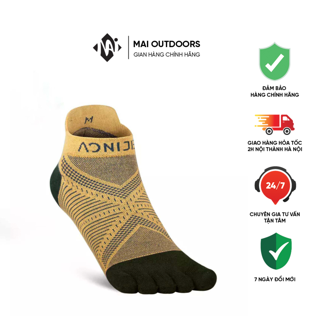 Tất chạy bộ xỏ ngón thấp cổ Aonijie E4824