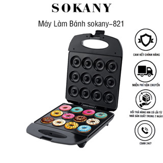 Máy làm bánh donut Sokany 821 1200W