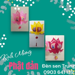 Lồng đèn Phật đản - Đèn sen Phật đản