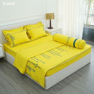 TRỌN BỘ CHĂN RA EDENA COTTON SOLID 378