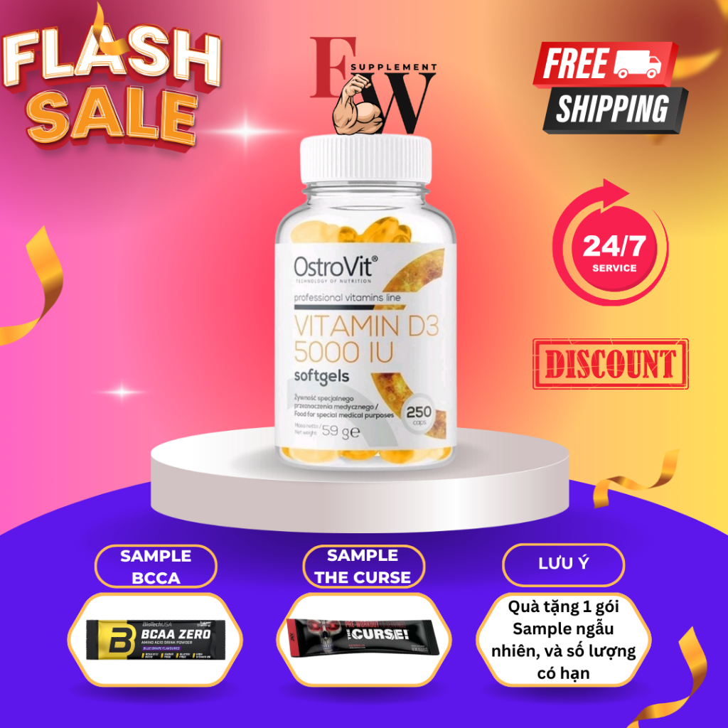 VITAMIN D3 5000IU - TĂNG CƯỜNG ĐỀ KHÁNG, SỨC KHOẺ XƯƠNG KHỚP