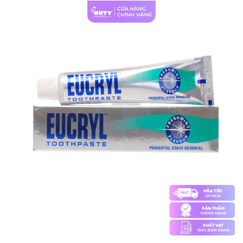 Kem Đánh Trắng Răng Eucryl Toothpaste (62g)