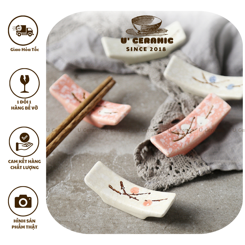 GÁC MUỖNG ĐŨA GỐM SỨ,Ú CERAMIC