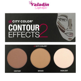 Phấn Tạo Khối City Color Contour Palette bảng tạo khối 3 ô 4.5g