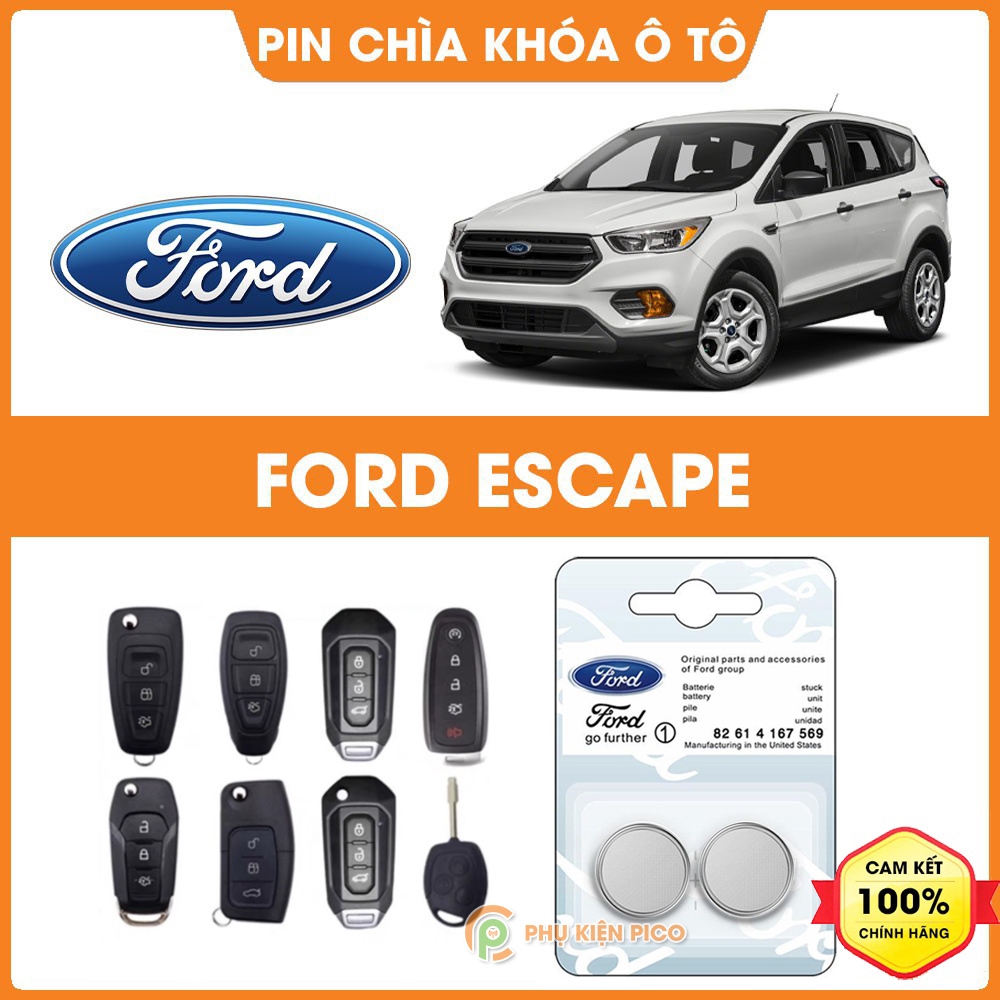 Pin chìa khóa ô tô Ford Escape chính hãng sản xuất theo công nghệ Nhật Bản – Pin chìa khóa Ford Esca