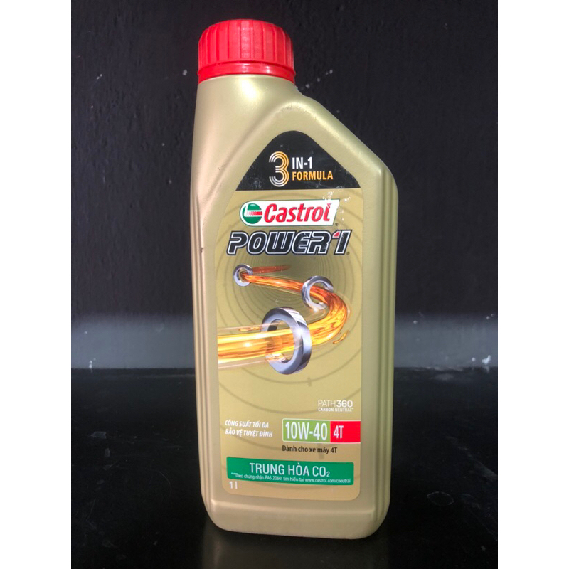 Nhớt castrol power-1 10w40 1 lít