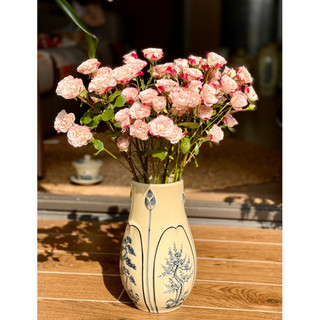 BÌNH HOA SEN 29cm - GỐM CHU ĐẬU