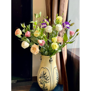 BÌNH HOA SEN 29cm - GỐM CHU ĐẬU