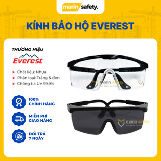 Kính bảo hộ Everest EV105 chống đọng sương, chống bụi, chống trầy xước - EV105 Clear Anti-fog