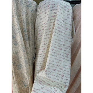 Vải linen hoa dây khổ vải 1.4m