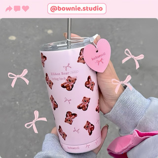 Ly giữ nhiệt ribbon bear 550ml