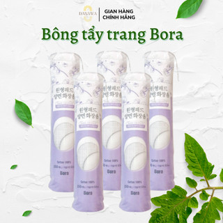 Bông Tẩy Trang Tròn Bora Hàn Quốc 100% Cotton Tự Nhiên Form Tròn 150 Miếng Danawa