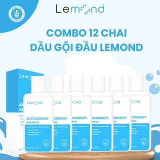Combo 12 Chai Dầu Gội Sạch Gàu Thế Hệ Mới ALFASEPT LEMOND Giúp Hết Gàu Ngứa, Dưỡng Ẩm Tóc Và Da Đầu