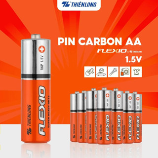 [Vỉ 4] Pin Carbon AA Thiên Long Flexio BAC-R6/4