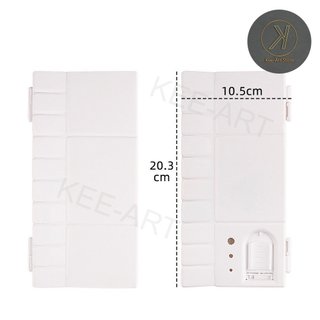 [Kee-art]Khay Pha Màu Đôi PALETTE,Khay Pha Màu Có Nắp