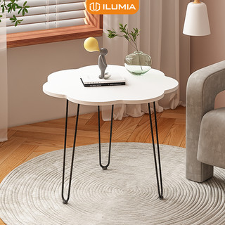 Bàn trà đám mây chân sắt đen thương hiệu ilumia - gm83