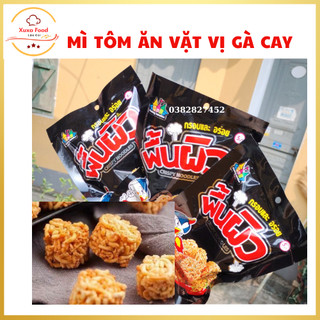Mì tôm,mi tôm viên ăn vặt vị gà cay,giá sỉ