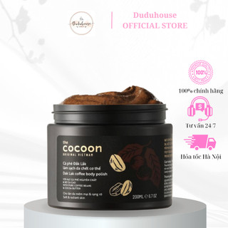 Tẩy da chết Cocoon Body Cà phê Đắk Lắk làm sạch da chết 200ml Duduhouse