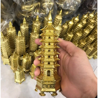 Tháp văn xương 7 tầng, 9 tầng bằng đồng cỡ trung 18cm Cầu Đỗ Đạt Công Danh Sự Nghiệp Lador