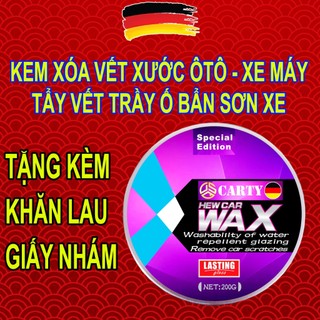 [Hàng VIP] Kem Xoá Vết Xước Ô Tô - Xoá Xước Xe Máy - Sáp Đánh Bóng Xe, Tẩy Trầy Xe, Phủ Bóng Sơn Chống Nước - DSQ