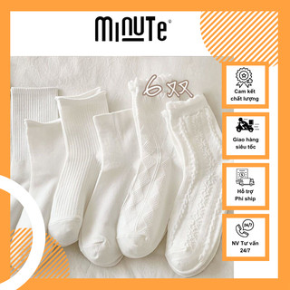  Tất vớ nữ cổ cao nhiều mẫu phong cách Hàn Quốc điệu dễ thương, phối đồ siêu ưng
