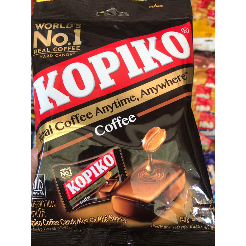 Kẹo cafe KOPIKO bịch 140gr (40 viên)
