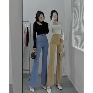 Có size 60kg quần tuyết mưa loe M958 siêu hack dáng thời trang