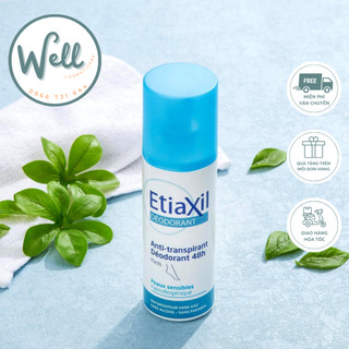 Xịt khử mùi hôi chân hiệu quả 48h ETIAXIL DEODORANT 100ml
