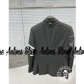 Áo Vest 4 Vạch Màu Ghi