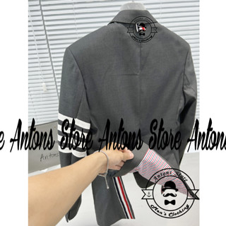 Áo Vest 4 Vạch Màu Ghi