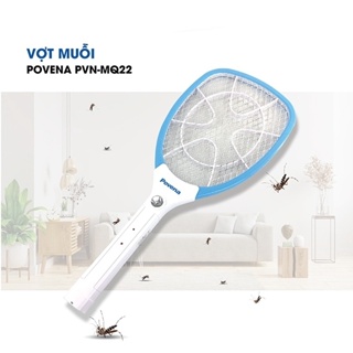 Vợt muỗi POVENA MQ22 sạc nhanh sử dụng lâu hiệu quả x3 bảo hành chính hãng