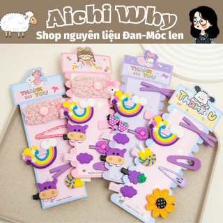 Bìa đựng kẹp tóc handmade