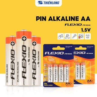 [Vỉ 2] Pin Alkaline  AA Thiên Long Flexio BAA-LR6/2