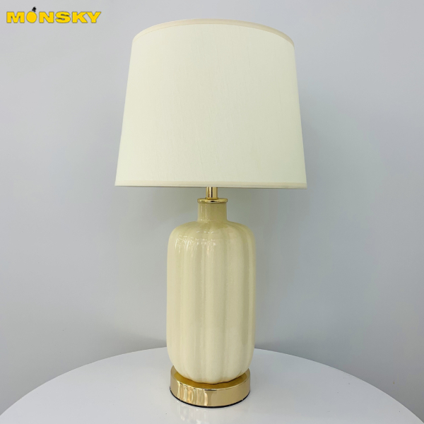 Đèn ngủ để bàn MONSKY 1980 sang trọng , cao cấp - chất lượng , kèm bóng led