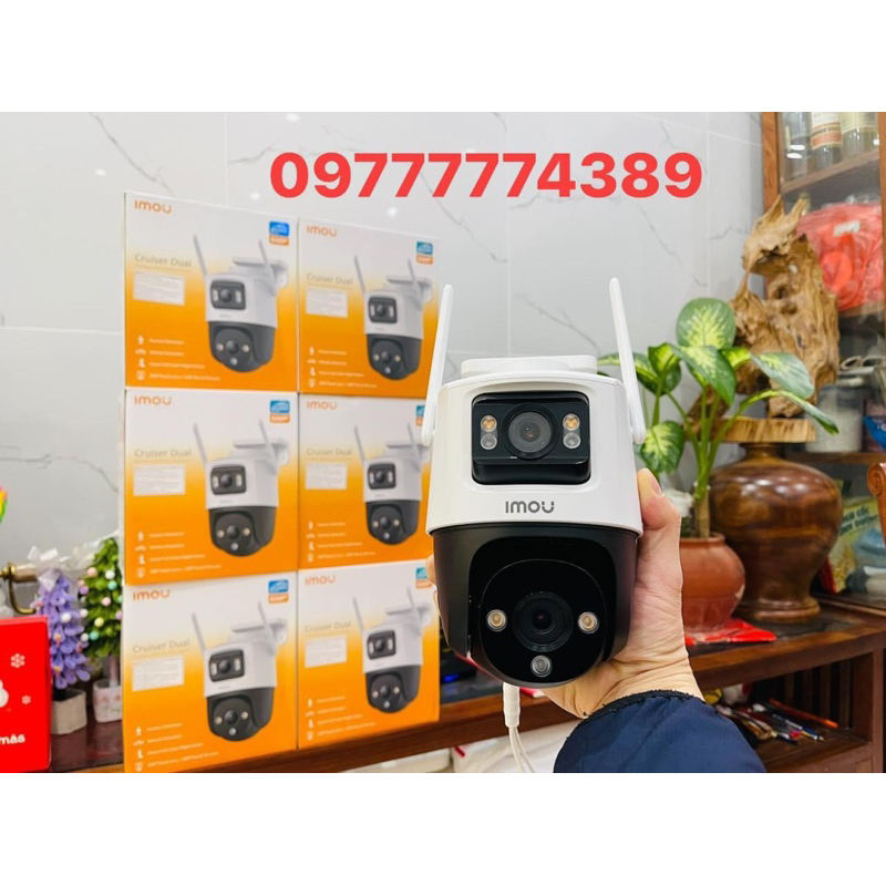 Camera 2 Mắt Ngoài Trời iMOU Cruiser Dual 6MP IPC-S7XP