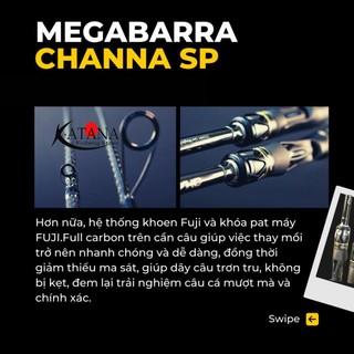 Cần Câu Lure Megabarra Channa SP