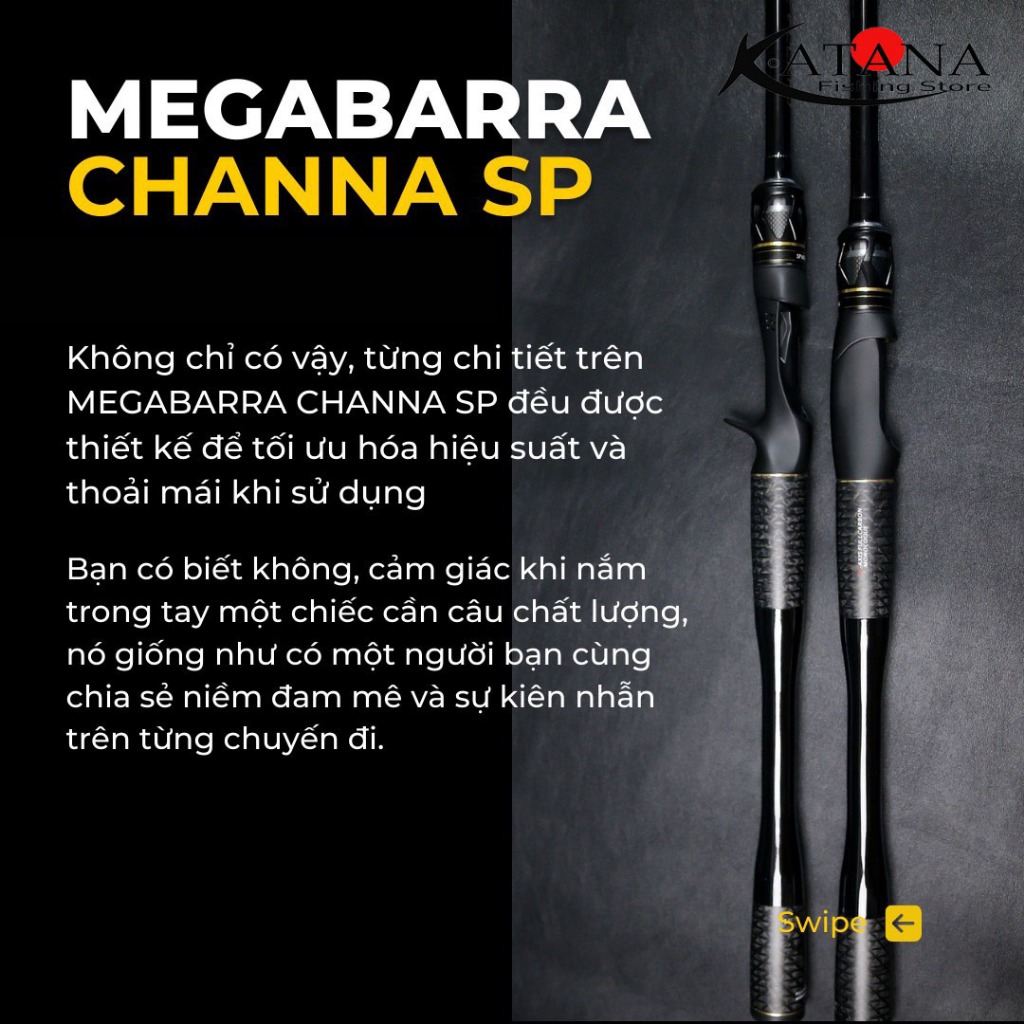 Cần Câu Lure Megabarra Channa SP