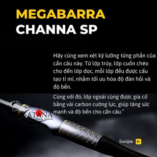Cần Câu Lure Megabarra Channa SP