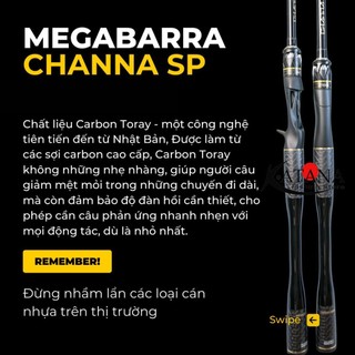 Cần Câu Lure Megabarra Channa SP