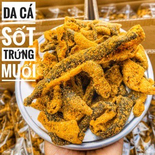 Snack da cá trứng muối cay đậm đà loại ĐẶC BIỆT (có video)